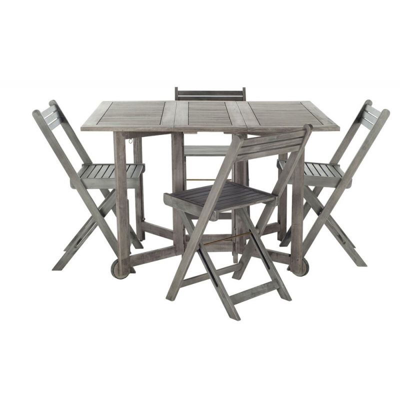 Safavieh - Arvin Table/Chair Set - Grey - PAT7001B