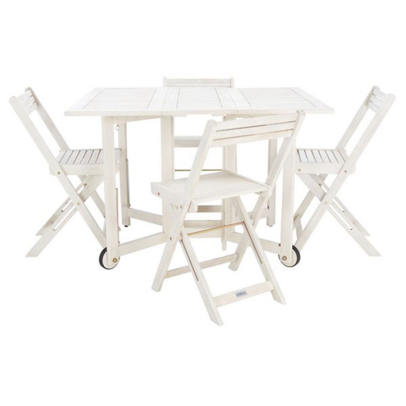 Safavieh - Arvin Table/Chair Set - White - PAT7001D