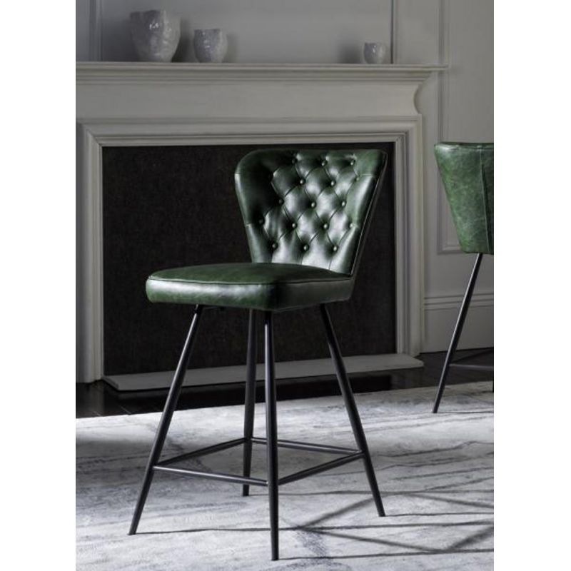 Safavieh - Ashby Counter Stool - Green  (Set of 2) - FOX1702B-SET2