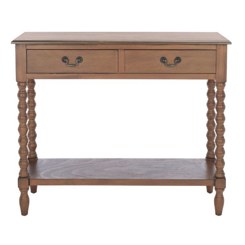 Safavieh - Athena 2 Drawer Console Table - Brown - CNS5702C
