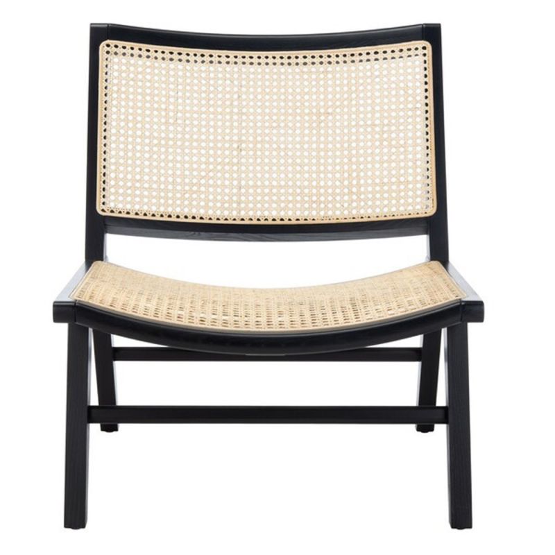 Safavieh - Couture - Auckland Rattan Accent Chair - Black - Natural - SFV4102A