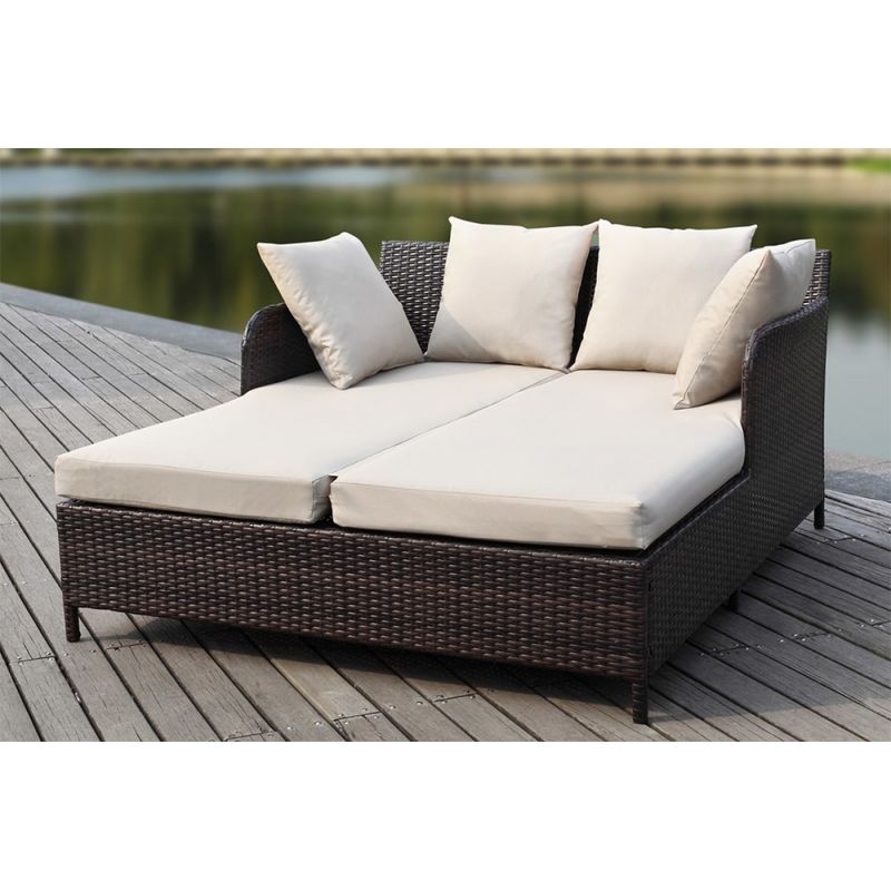 Safavieh - August Daybed - Brown - Sand - PAT2500B