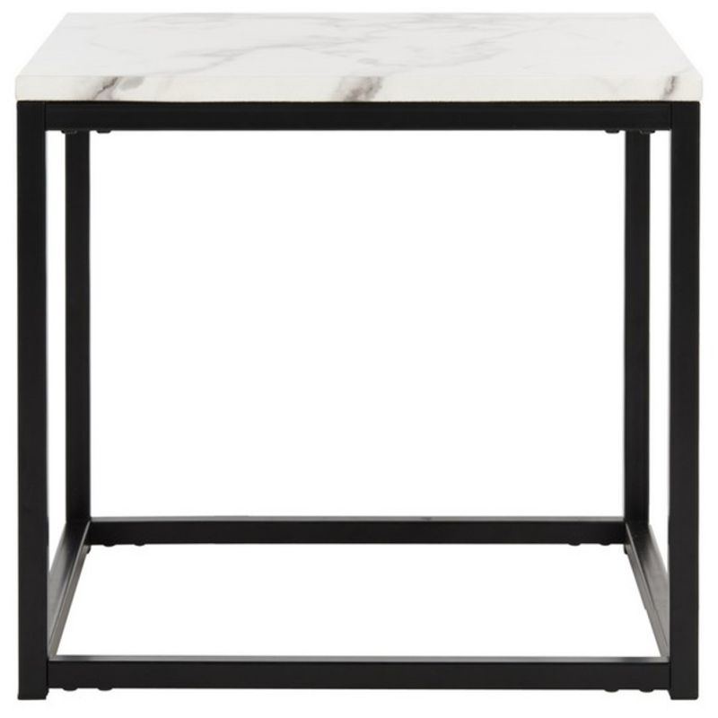 Safavieh - Baize End Table - White - Grey - FOX6023A