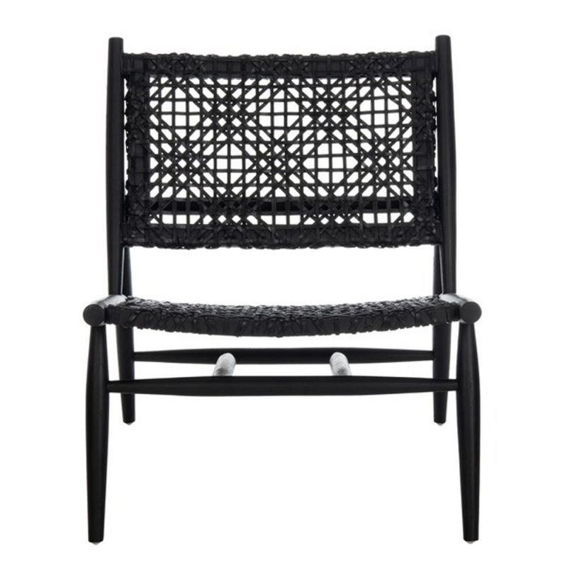 Safavieh - Bandelier Accent Chair - Black - Black - ACH1000B