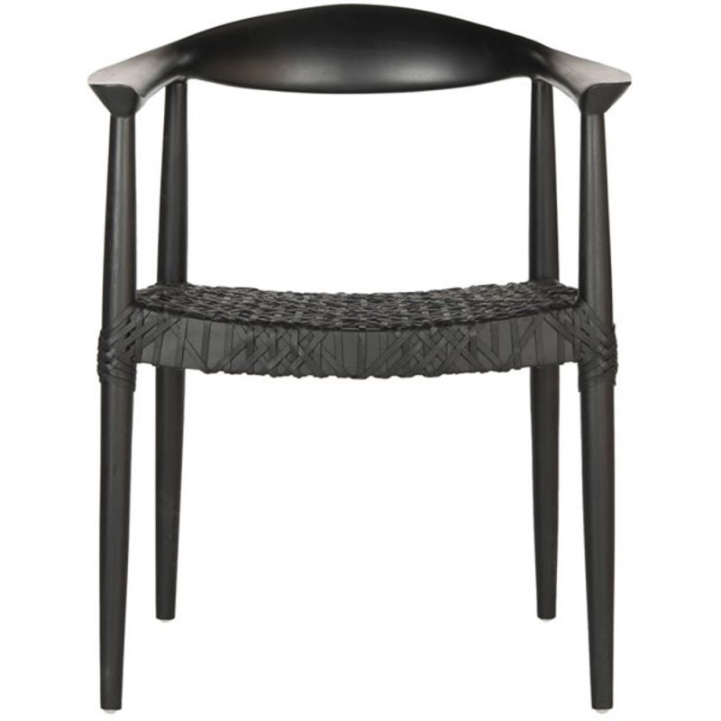 Safavieh - Bandelier Arm Chair - Black - Black - FOX1003B