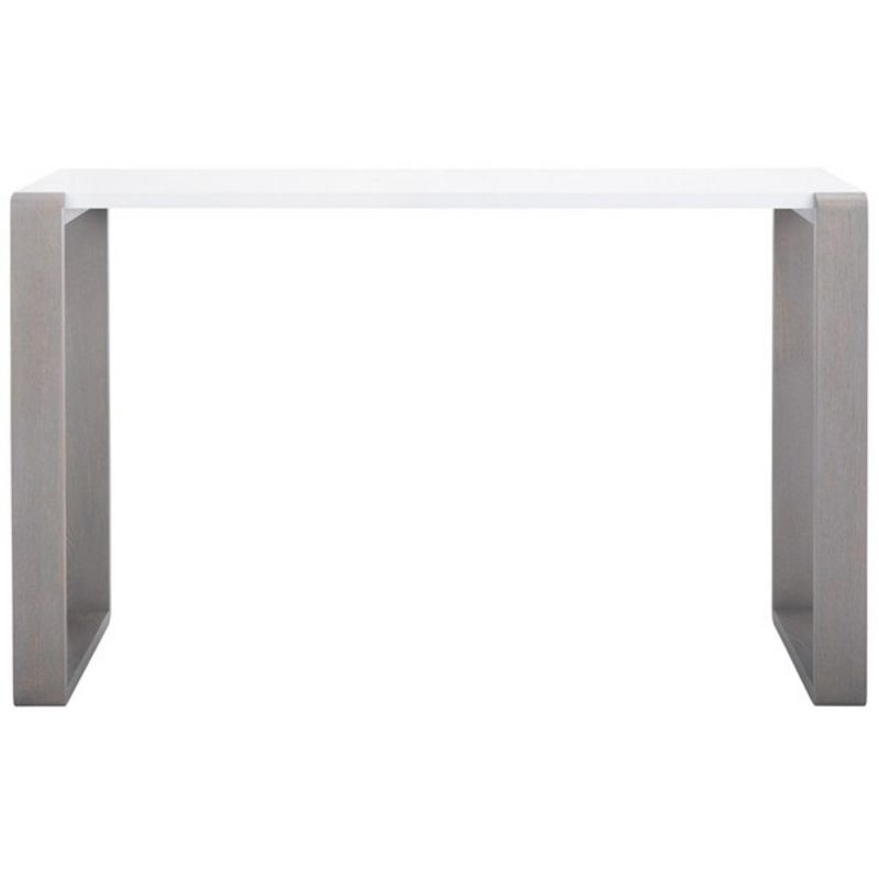 Safavieh - Bartholomew Console Table - White - Grey - FOX4209B