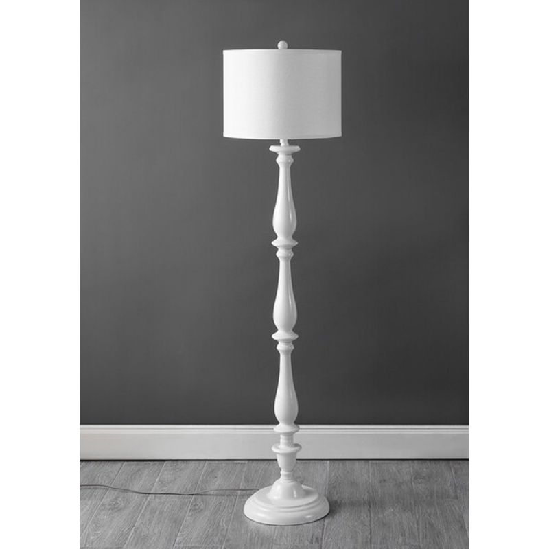 Safavieh - Bessie Candlestick Floor Lamp - White - LIT4327A