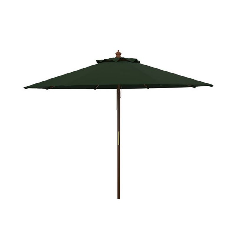 Safavieh - Bethany 9Ft Wooden Umbrella - Hunter Green - PAT8009H
