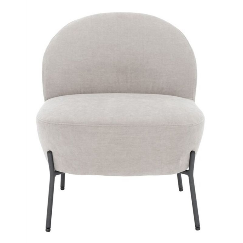 Safavieh - Brax Petite Slipper Chair - Light Grey - ACH5101B