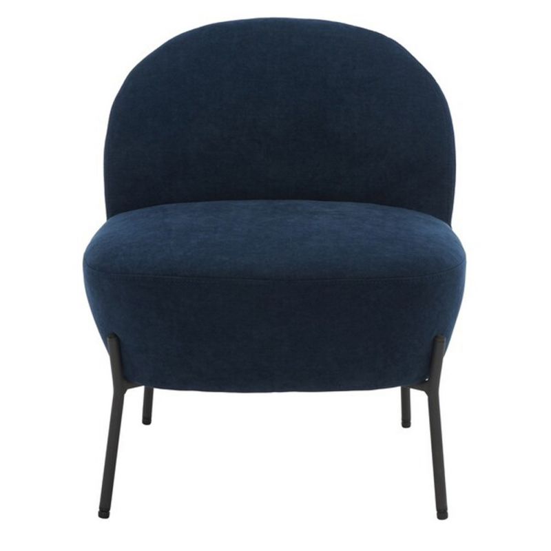 Safavieh - Brax Petite Slipper Chair - Navy - ACH5101C