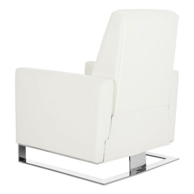 Safavieh - Couture - Brenton Recliner Chair - White - Silver - KNT7050A