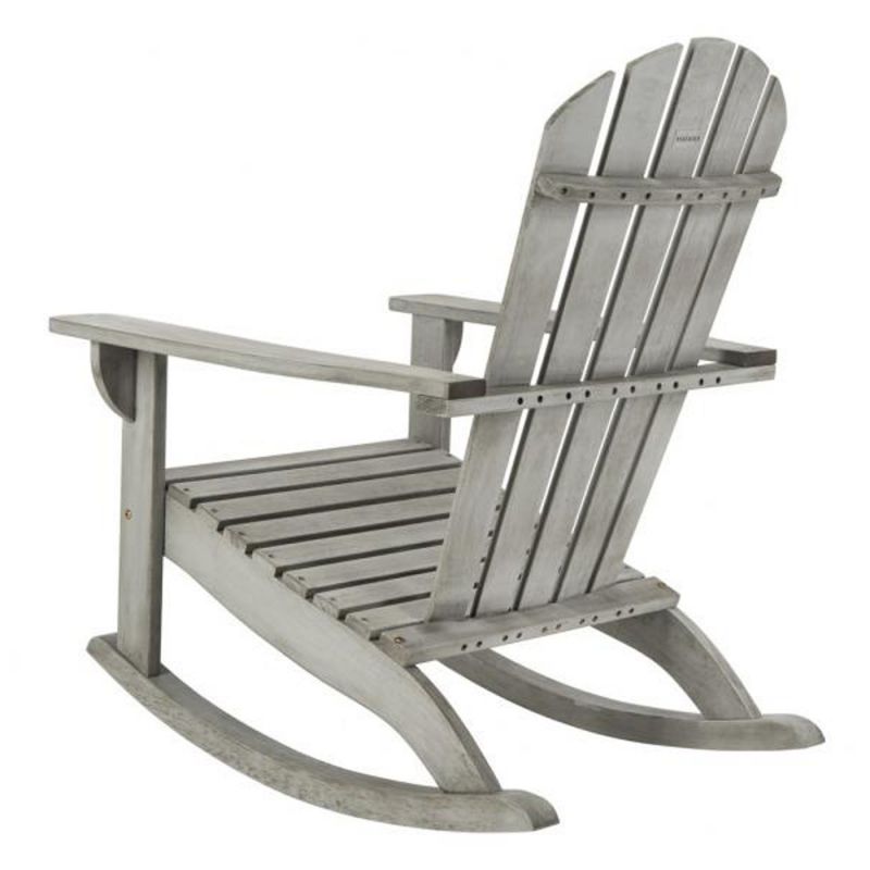 Safavieh - Brizio Adirondack/Rocking Chair - Grey - PAT7042B