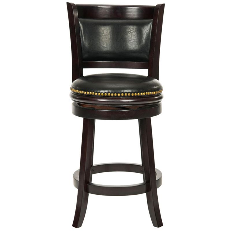 Safavieh - Brockway Counterstool - Cappuccino - Black - FOX7001A