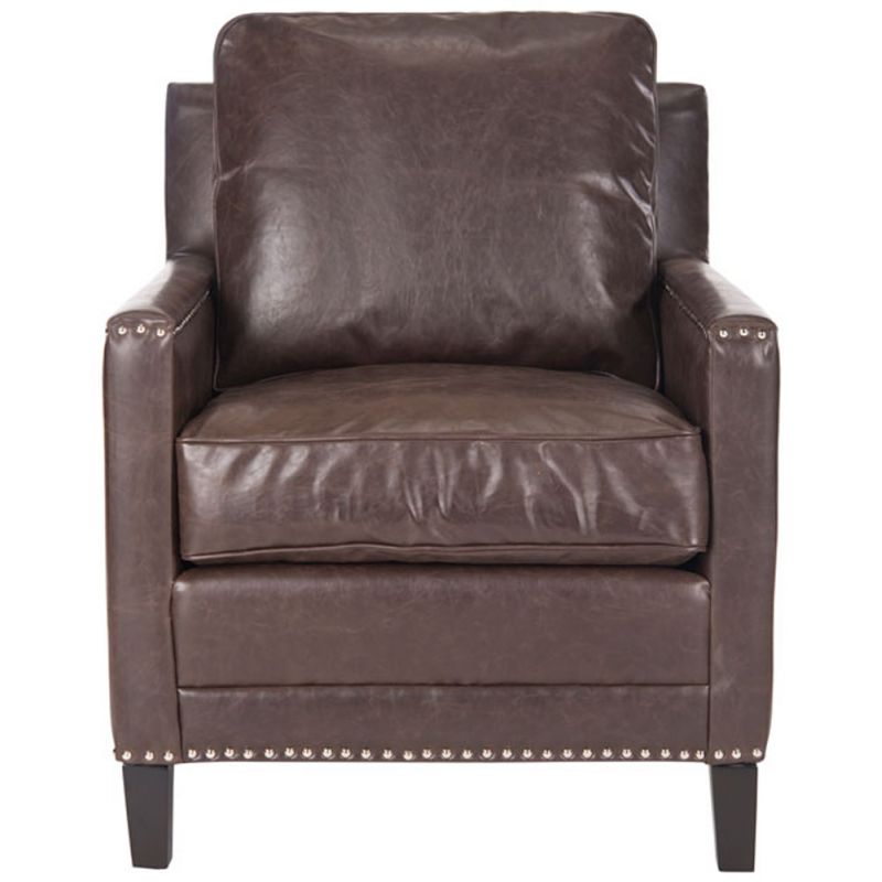 Safavieh - Buckler Arm Chair - Brown - MCR4613C