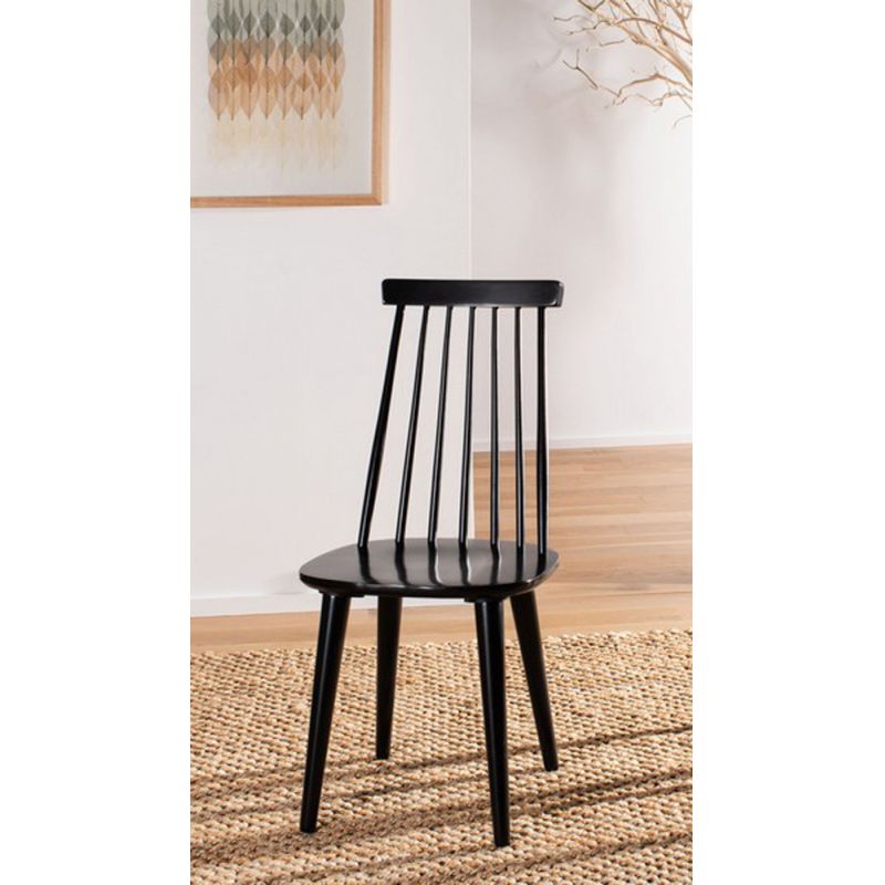 Safavieh - Burris Side Chair - Black  (Set of 2) - AMH8511A-SET2