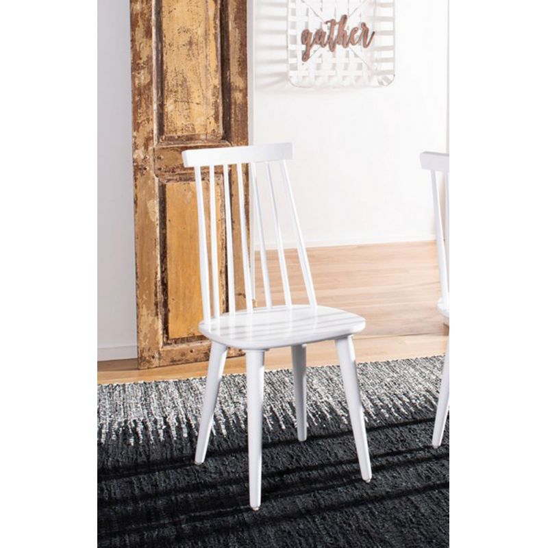 Safavieh - Burris Side Chair - White  (Set of 2) - AMH8511B-SET2