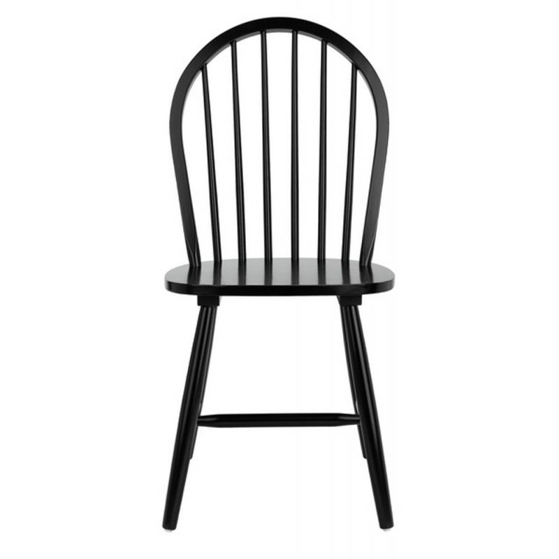 Safavieh - Camden Spindle Dining Chair - Black  (Set of 2) - DCH8501A-SET2