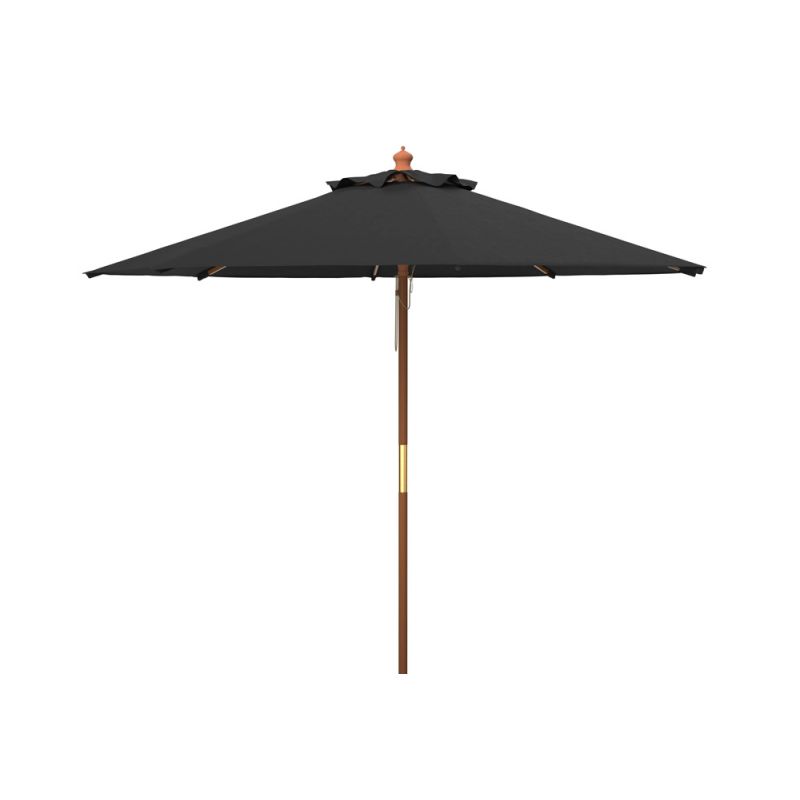 Safavieh - Cannes 11Ft Wood Umbrella - Grey - PAT8109B