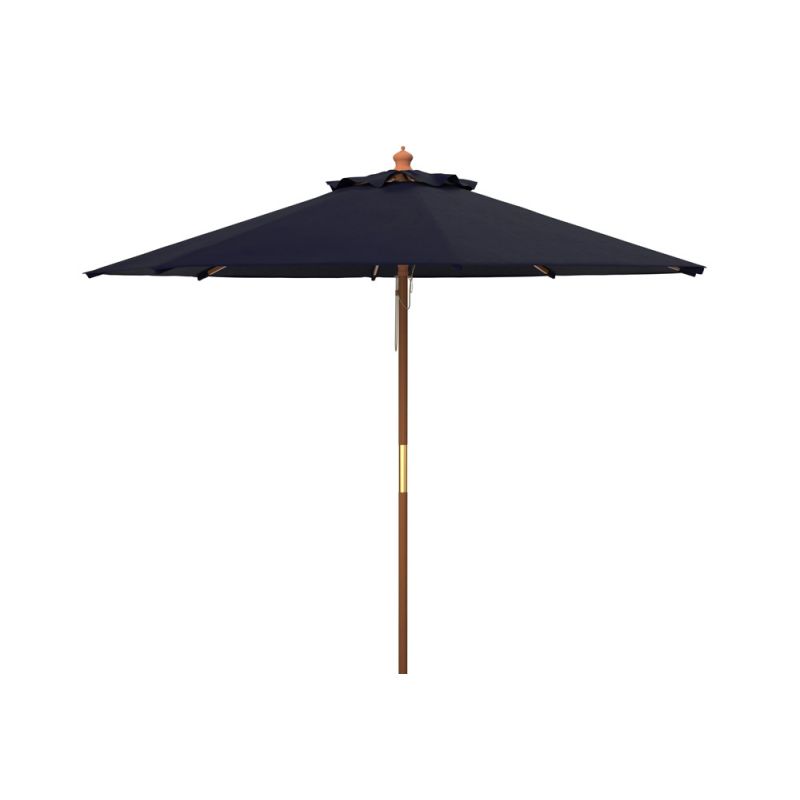 Safavieh - Cannes 11Ft Wood Umbrella - Navy - PAT8109C