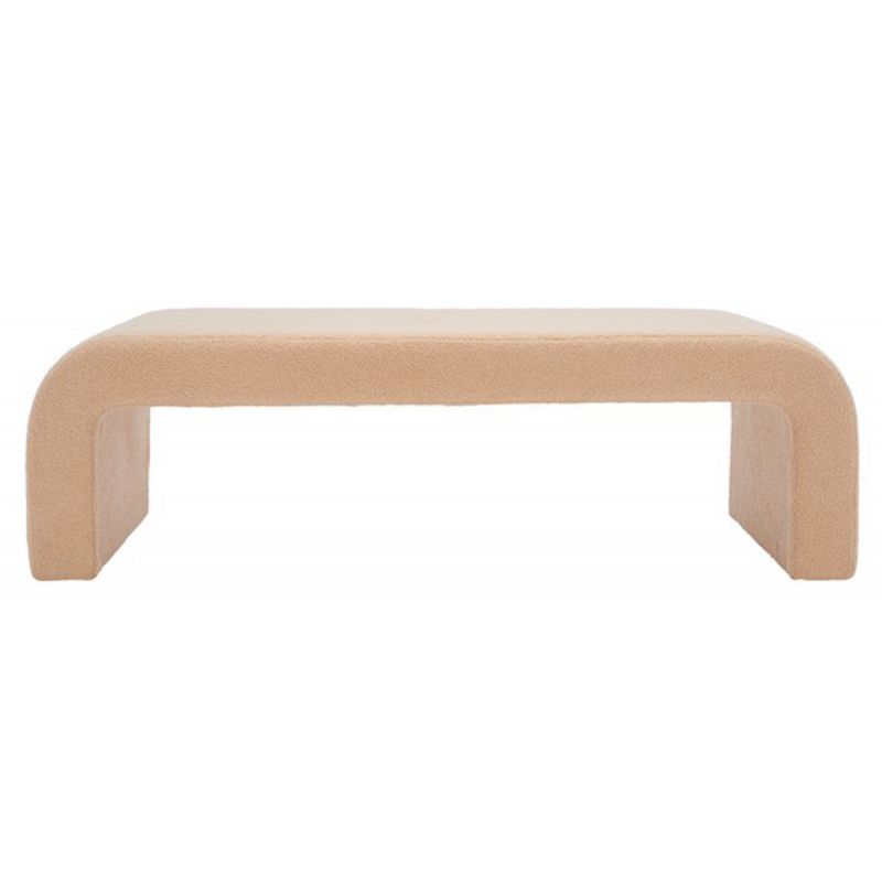 Safavieh - Couture - Caralynn Upholstered Bench - Tan - SFV5027D