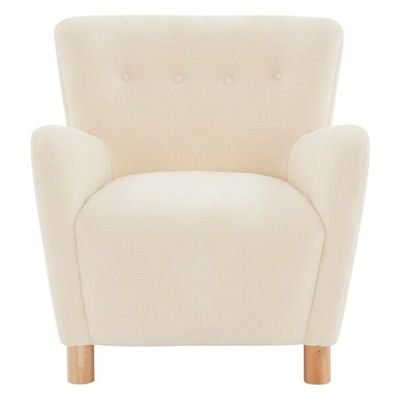 Safavieh - Couture - Carey Faux Shearling Chair - Ivory - SFV4794A