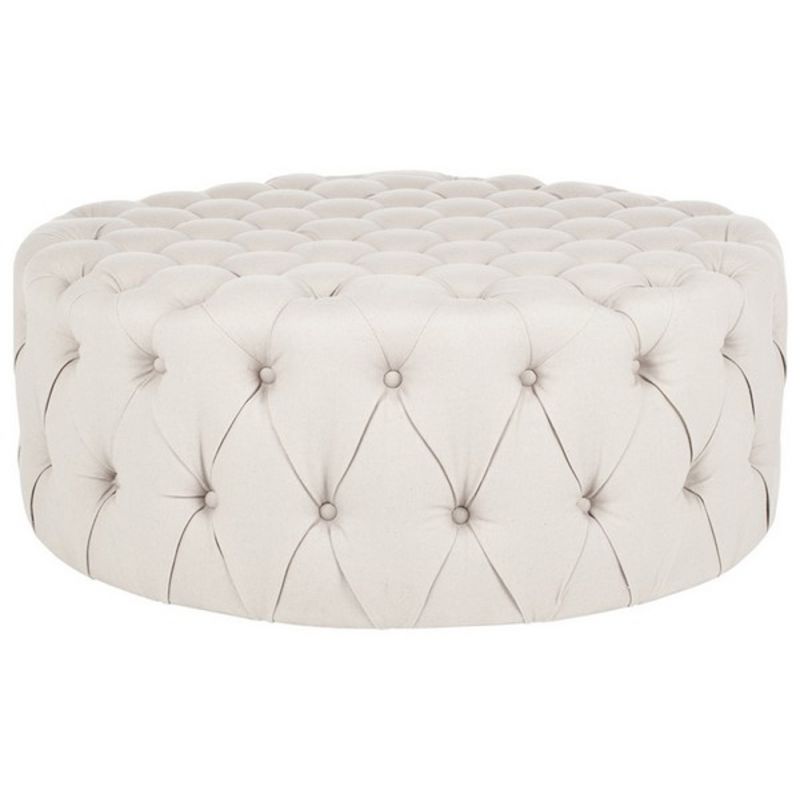 Safavieh - Charlene Ottoman - Taupe - MCR4638A