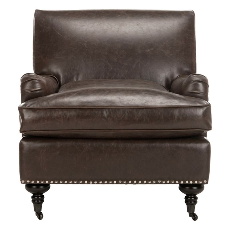 Safavieh - Chloe Club Chair - Antique Brown - MCR4571F