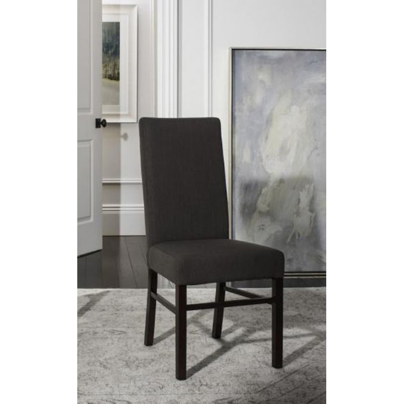 Safavieh - Classic Side Chair - Charcoal  (Set of 2) - HUD8205J-SET2