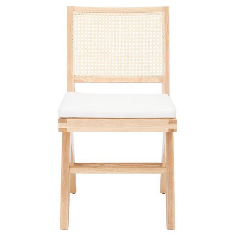 Safavieh - Couture - Colette Rattan Dining Chair - Natural  (Set of 2) - SFV4132B-SET2