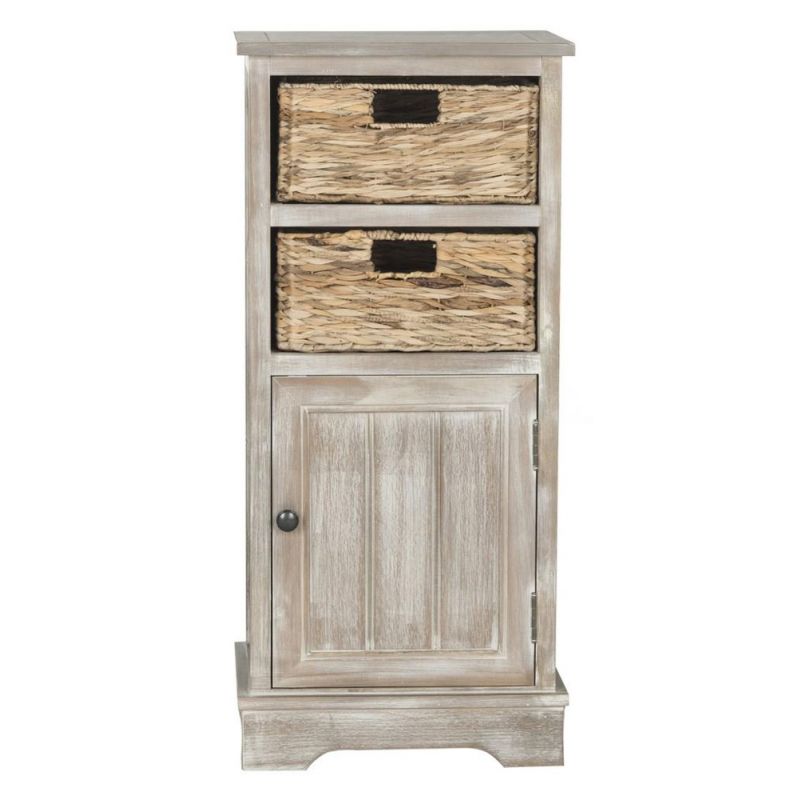Safavieh - Connery Cabinet - White Washed - AMH5742E