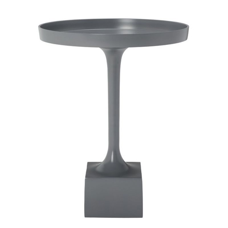 Safavieh - Corvus Round Side Table - Dark Grey - FOX5519B