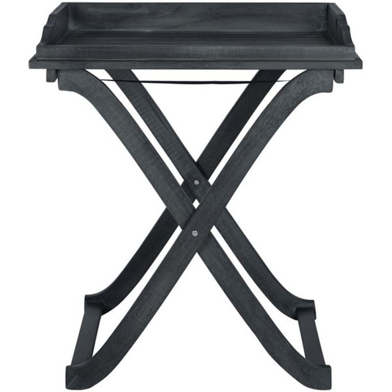 Safavieh - Covina Tray Table - Dark Slate Gray - PAT6716K