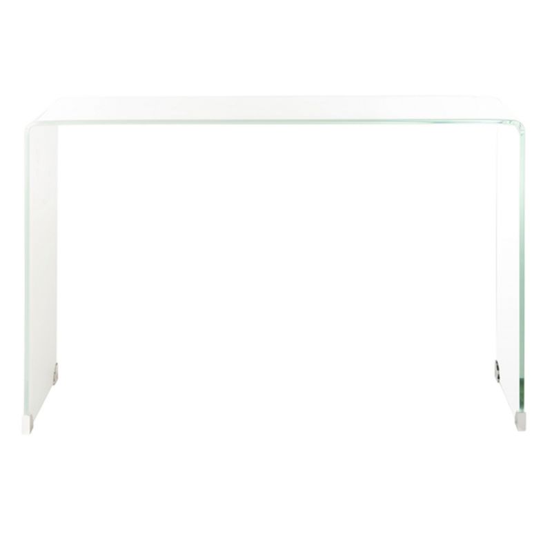 Safavieh - Crysta Ombre Glass Console Table - Clear - White - CNS7300B