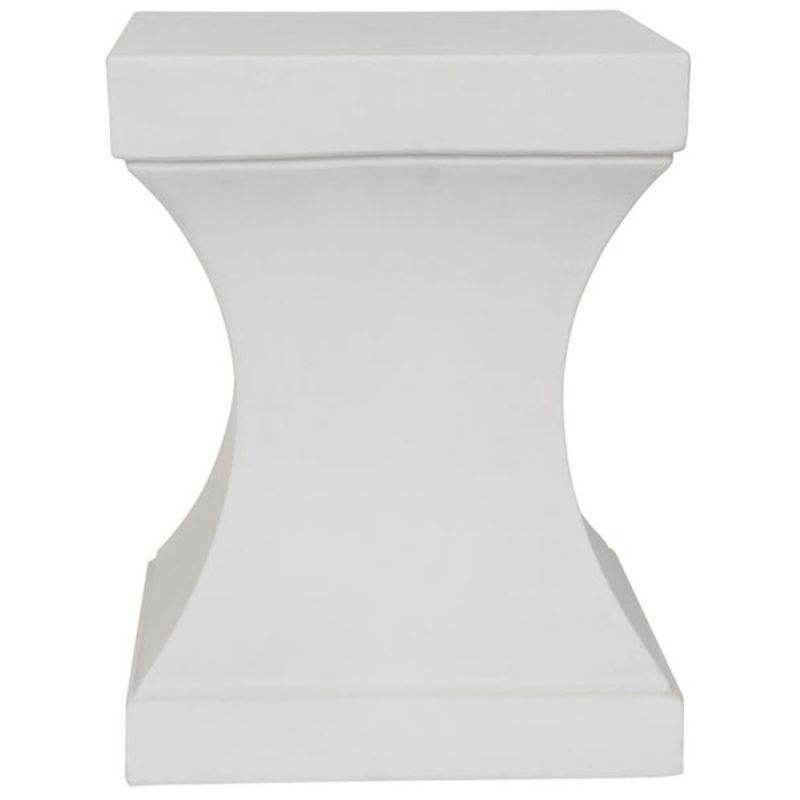 Safavieh - Curby In/Outdoor Accent Stool - Ivory - VNN1002B