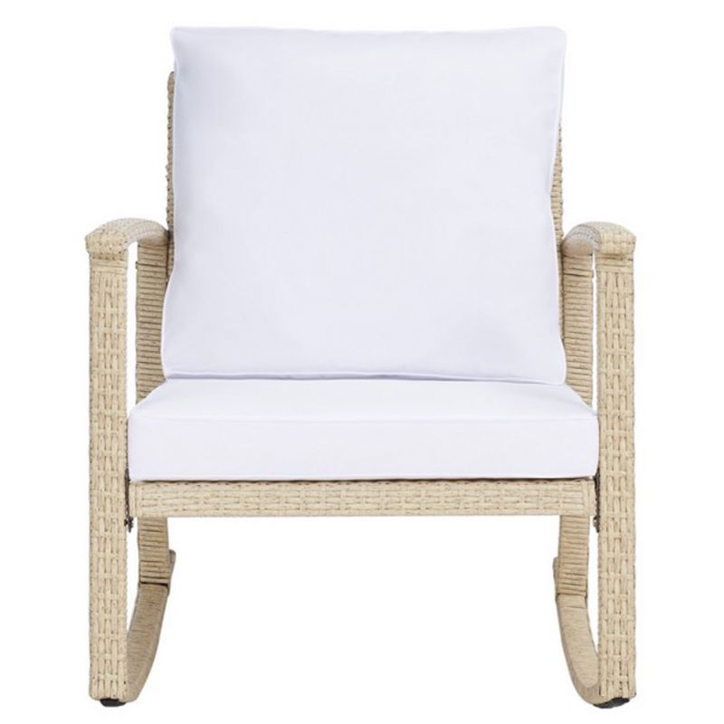 Safavieh - Daire Rocking Chair - Beige - White - PAT7721B