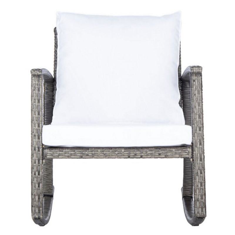Safavieh - Daire Rocking Chair - Grey Brown - White - PAT7721C