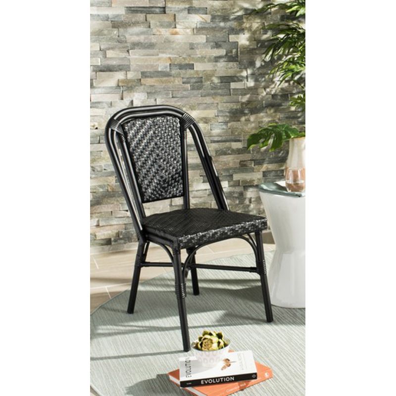 Safavieh - Daria Side Chair - Black  (Set of 2) - PAT4013A-SET2