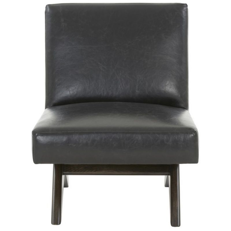 Safavieh - Couture - Deasha Accent Chair - Black - Walnut - SFV5075A