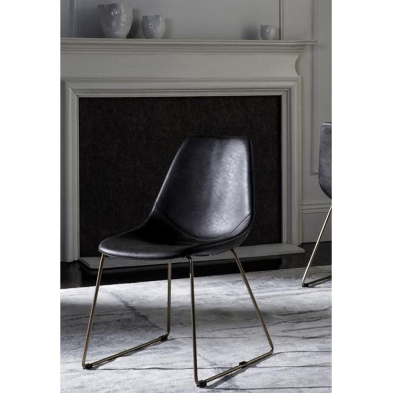 Safavieh - Dorian Accent Chair - Grey - Copper  (Set of 2) - ACH7003A-SET2