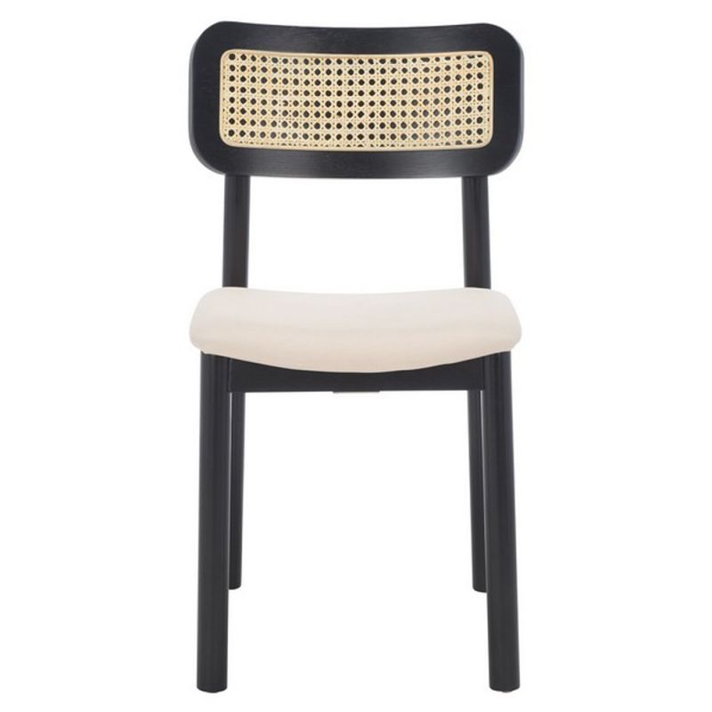 Safavieh - Egon Dining Chair - Black - White  (Set of 2) - DCH1014A-SET2