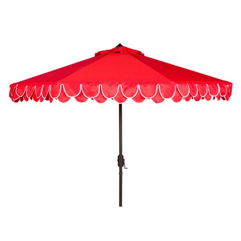 Safavieh - Elegant Valance 11Ft Umbrella - Red - PAT8106D