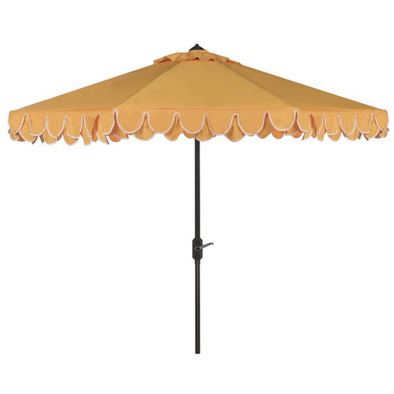Safavieh - Elegant Valance 11Ft Umbrella - Yellow - PAT8106B