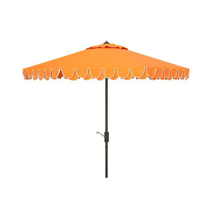 Safavieh - Elegant Valance 9Ft Umbrella - Orange - PAT8006O