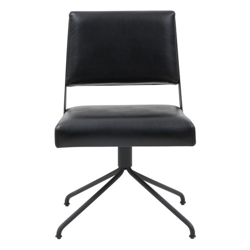 Safavieh - Couture - Emmeline Swivel Office Chair - Black - SFV4758C