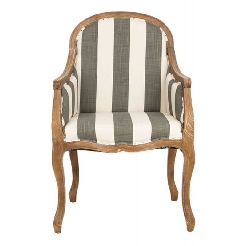 Safavieh - Esther Arm Chair - Grey - White - MCR4575B