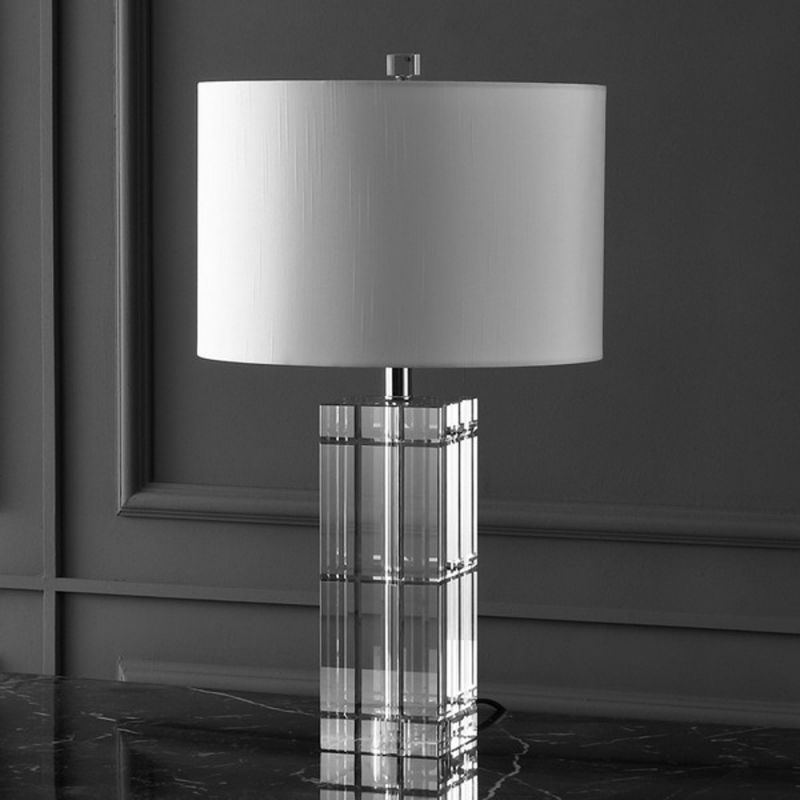 Safavieh - Couture - Evelynne Crystal Table Lamp - Nickel - White - CTL1060A