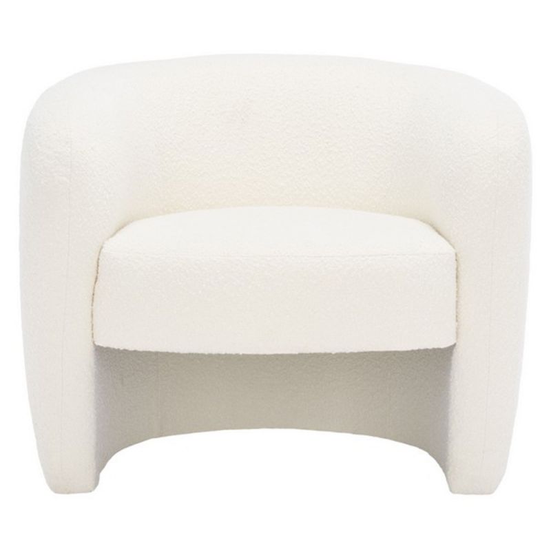 Safavieh - Couture - Everly Barrel Back Accent Chair - Ivory - SFV5029A
