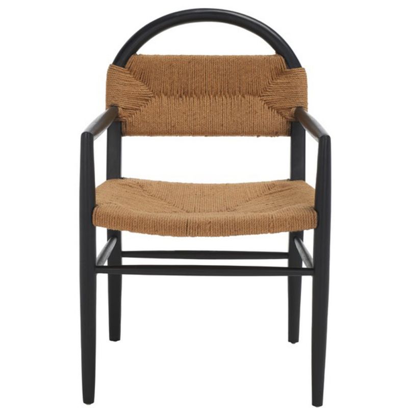 Safavieh - Farley Dining Chair - Black - Natural - DCH1207A