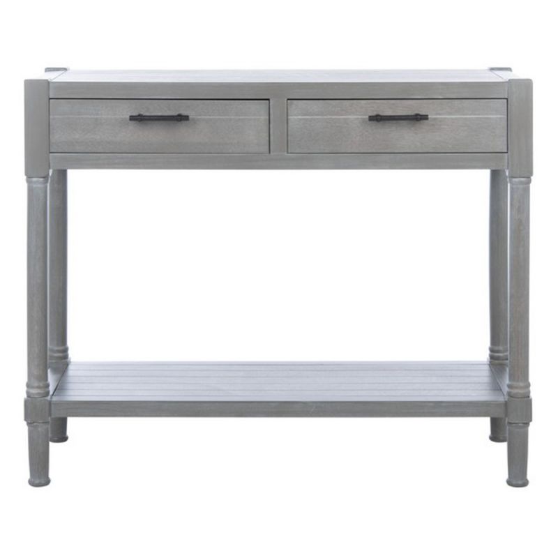 Safavieh - Filbert 2Drw Console Table - White Wash Grey - CNS5716D