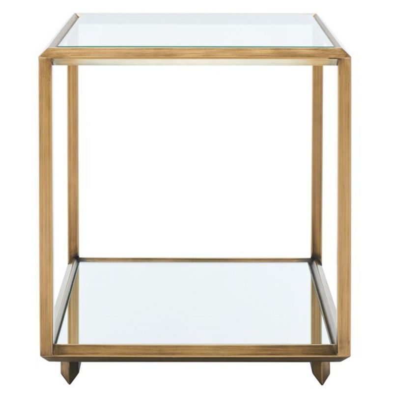 Safavieh - Couture - Florabella Mirrored Accent Table - Bronze - SFV9518A